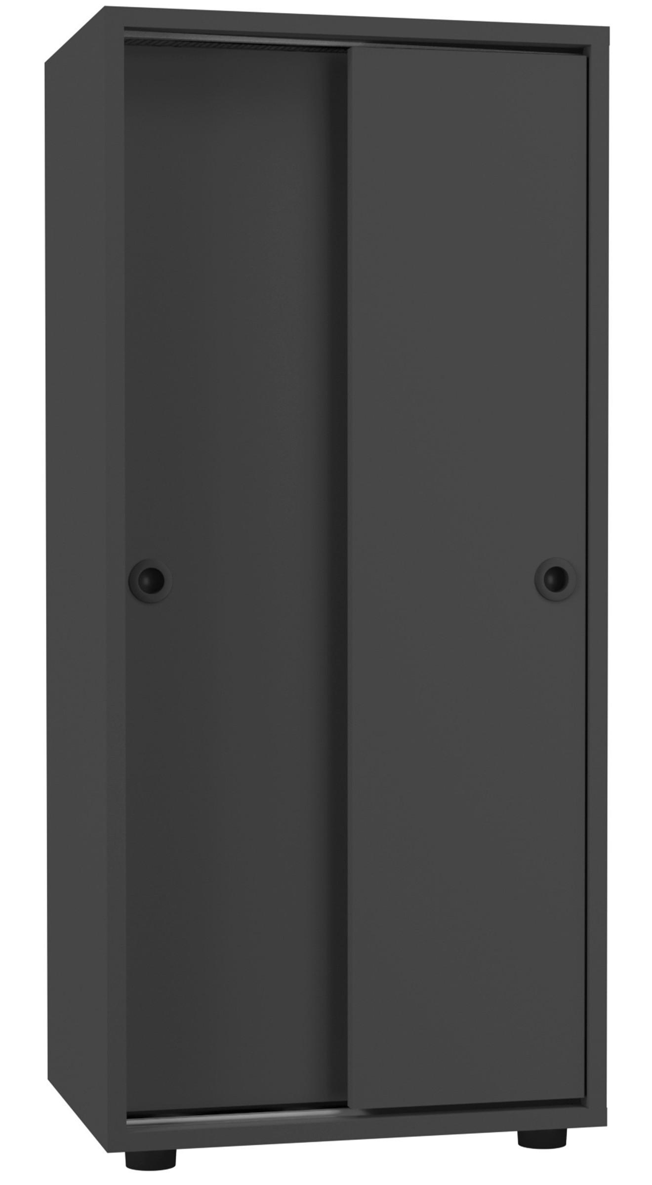 Aktenschrank Ulas Anthrazit Dekor B: 49 cm - Anthrazit, Design, Holzwerkstoff (49/109/38cm) - MID.YOU