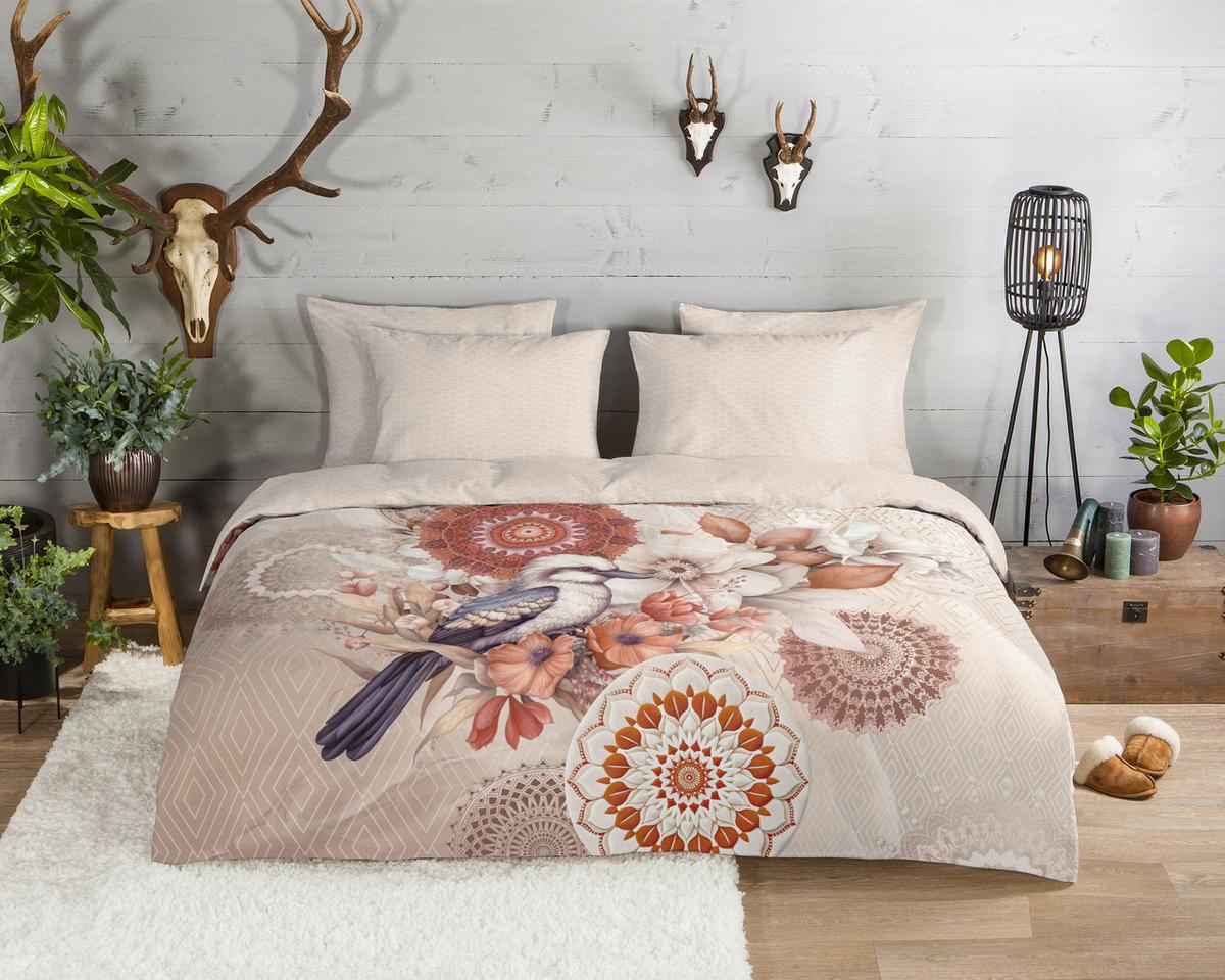 BETTWÄSCHE LUIGIO - Sandfarben/Beige, Basics, Textil (140/200cm)