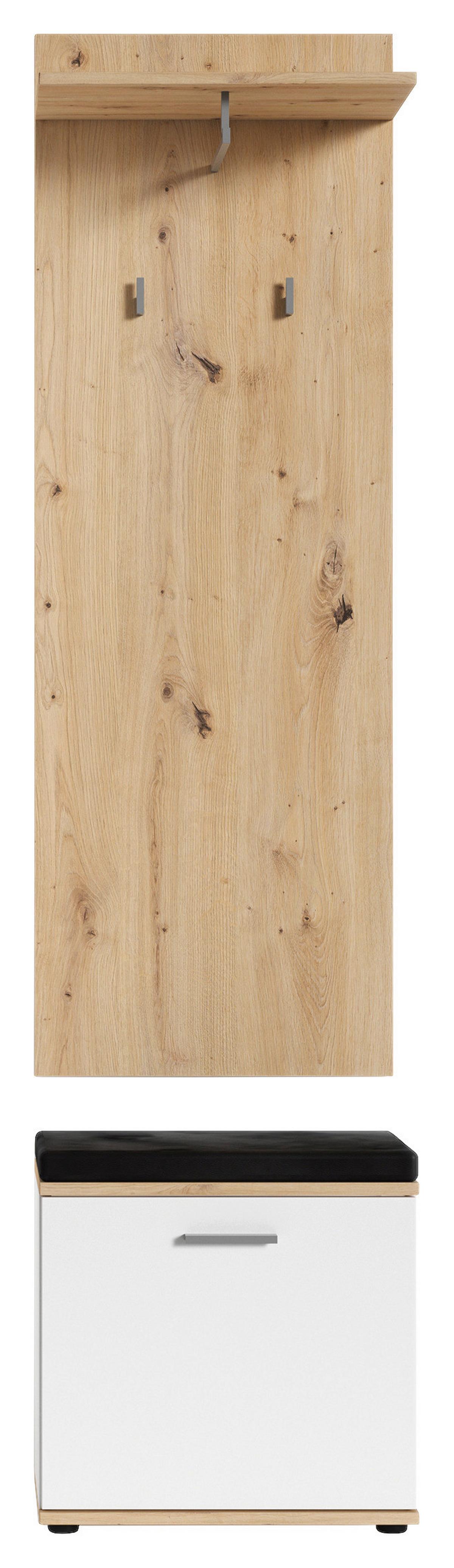 Wandpaneel Jakob Eiche Artisan Dekor B: 48 Cm - Eiche Artisan, LIFESTYLE, Holzwerkstoff (48/140/28cm) - MID.YOU