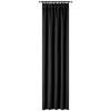 Vorhang mit Band Simone 135x245 cm Schwarz - Schwarz, ROMANTIK / LANDHAUS, Textil (135/245cm) - James Wood