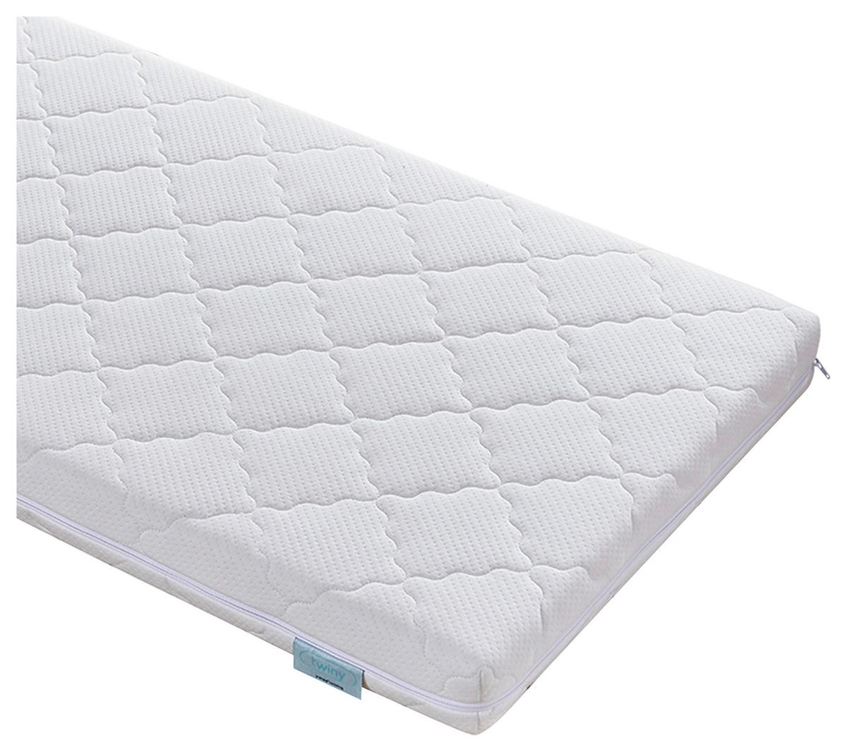 Kindermatratze  Yatas 70x140 cm  Bezug Abnehmbar - Weiß, Basics, Textil (70/140cm) - Yatas