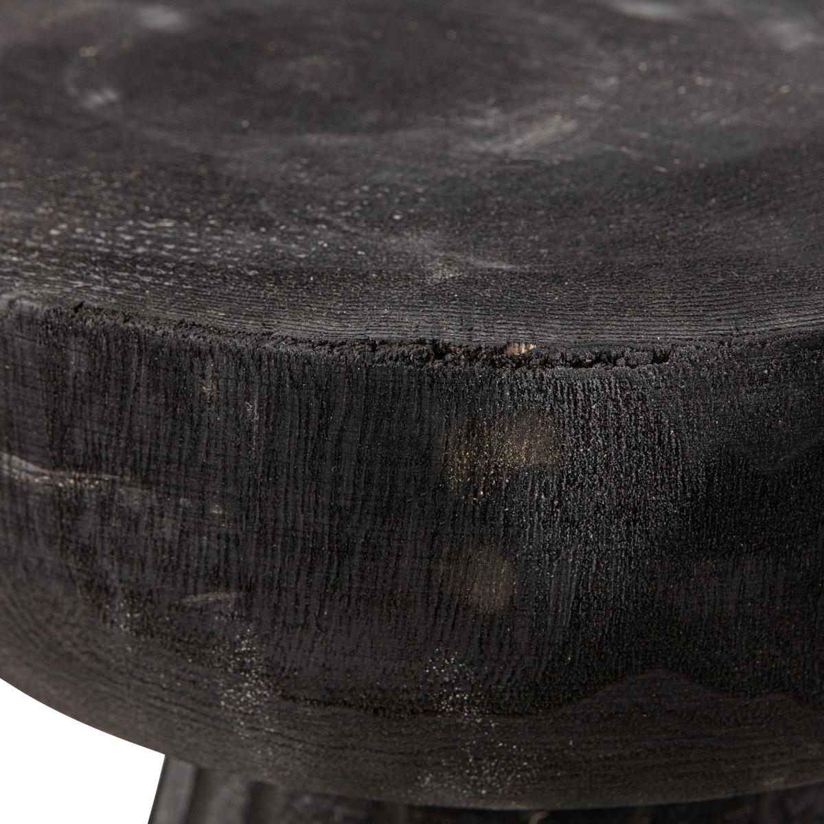 Hocker Borre Schwarz B: 28 cm - Schwarz, Design, Holz (28/40/28cm) - Livetastic