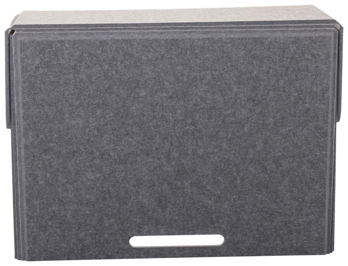 Trennwand Flexmiut Fold - Grau, Basics, Kunststoff/Textil (84/58/40cm) - MID.YOU