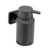 Seifenspender Porto Black Schwarz, Wandmontage B: 9,5 cm - Schwarz, MODERN, Kunststoff/Metall (9,5/11,5/14,5cm) - Wenko
