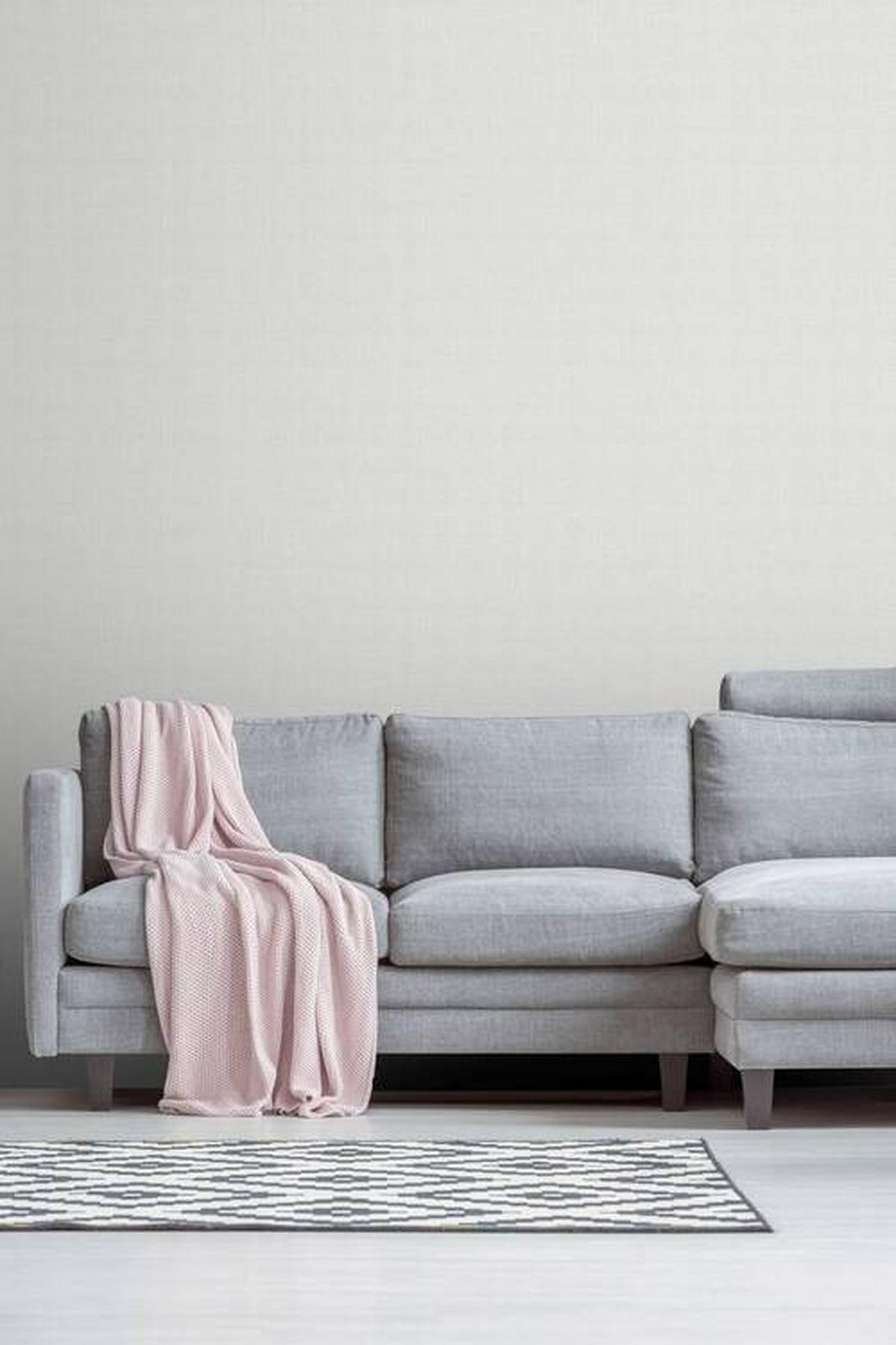 Vliestapete 104873 - Beige, Basics, Papier/Kunststoff (52/1000cm)