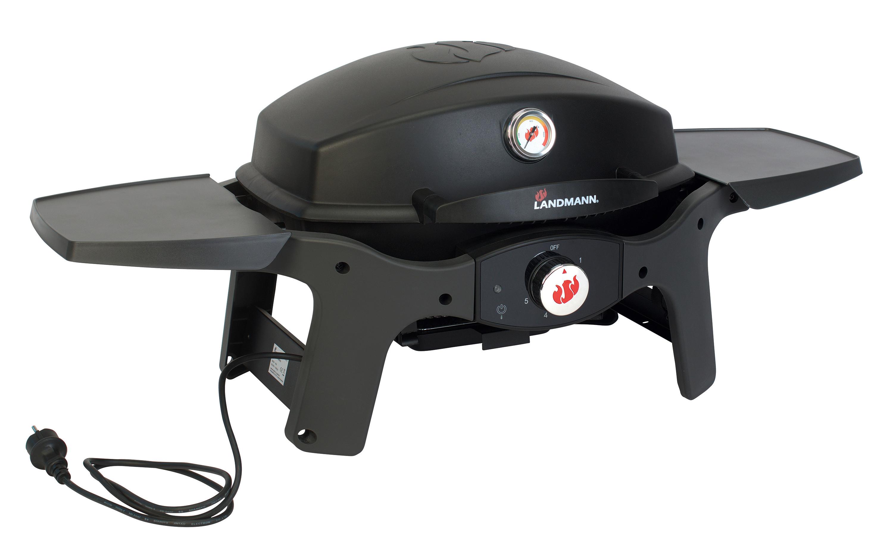 Elektrogrill Pantera - Schwarz, Basics, Kunststoff/Metall (101/52/46,5cm)