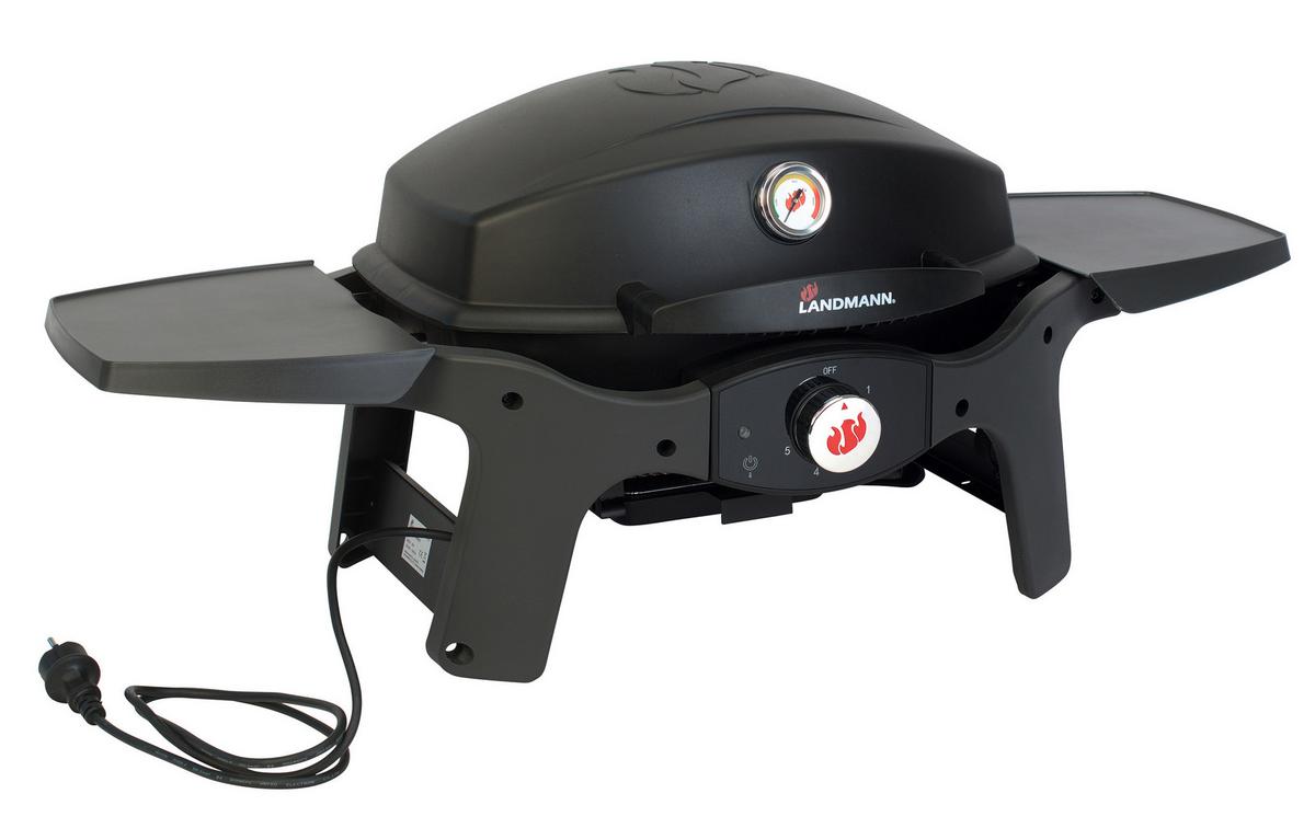 Elektrogrill Pantera - Schwarz, Basics, Kunststoff/Metall (101/52/46,5cm)