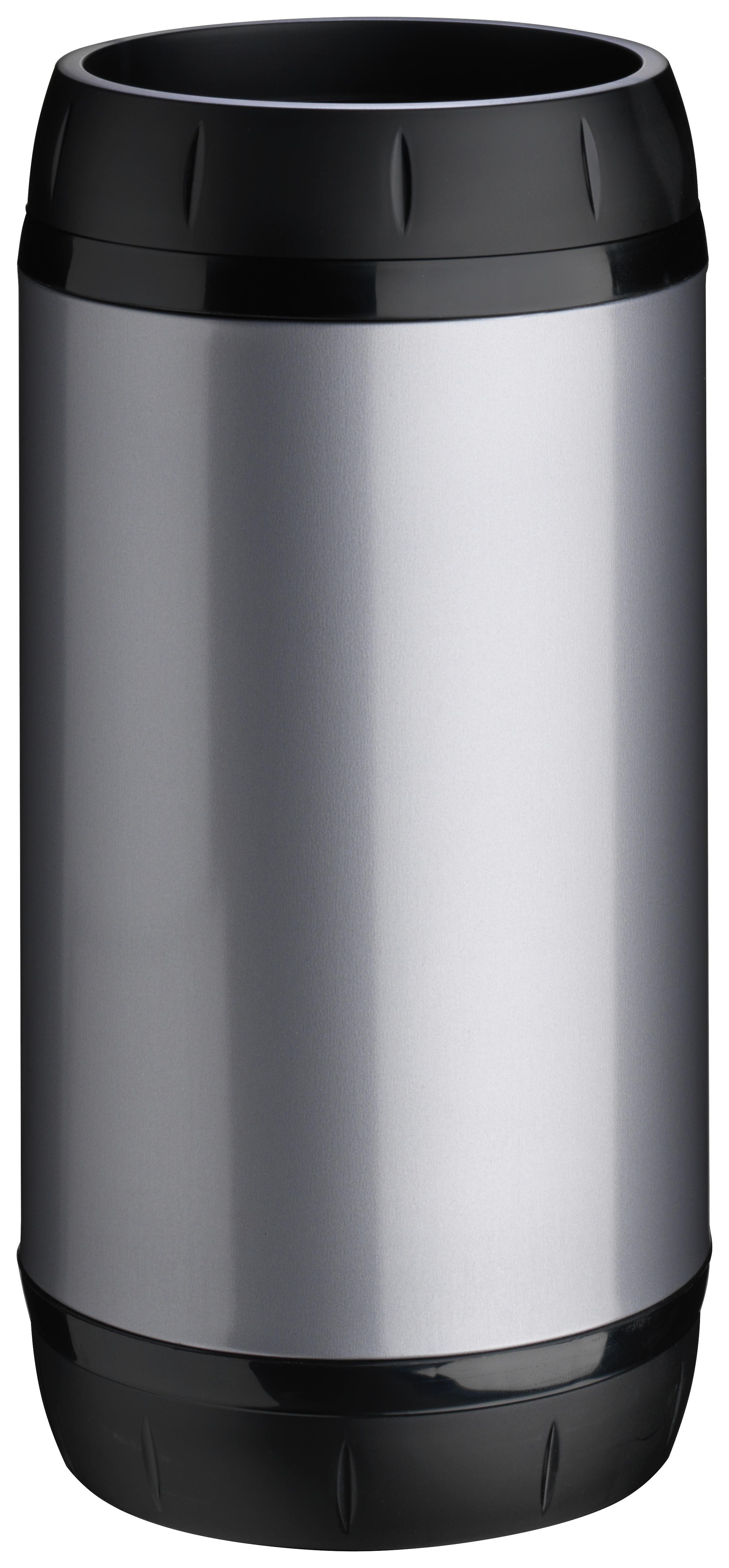 Schirmständer Umbrella Silber/Schwarz - Silberfarben/Schwarz, MODERN, Kunststoff/Metall (26,8/51,6cm)