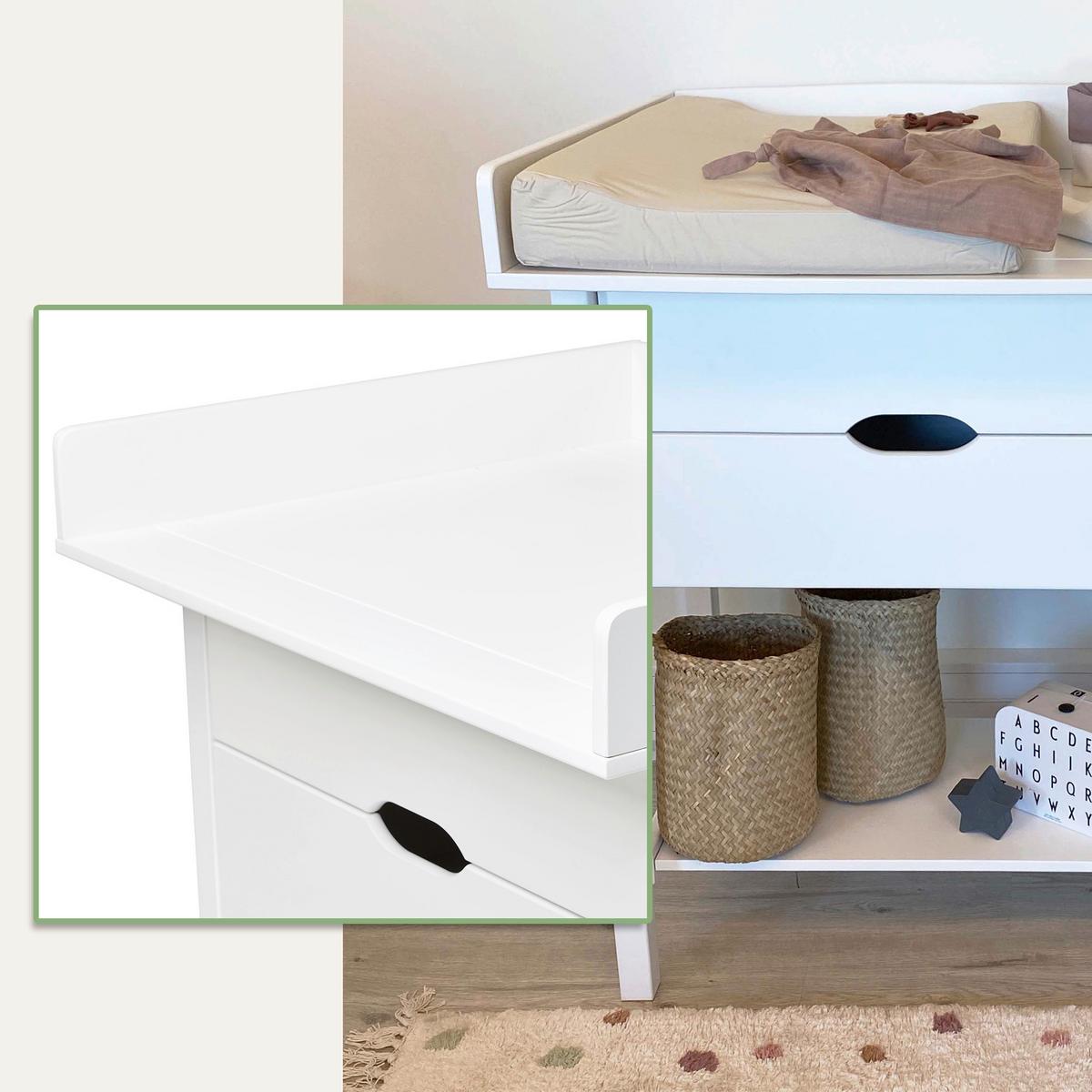 Wickelkommode Isabella Weiß, B: 79 Cm - Weiß, MODERN, Holz/Holzwerkstoff (79/103,5/68cm) - MID.YOU