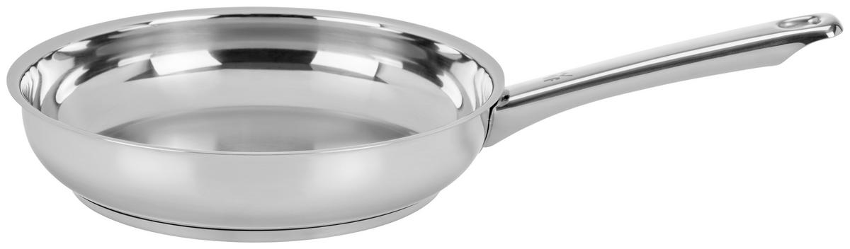 Kochtopfset Provence Plus CMMF 8-tlg. Edelstahl, inkl. Pfanne - Edelstahlfarben, Basics, Glas/Metall (16/24/16cm) - WMF