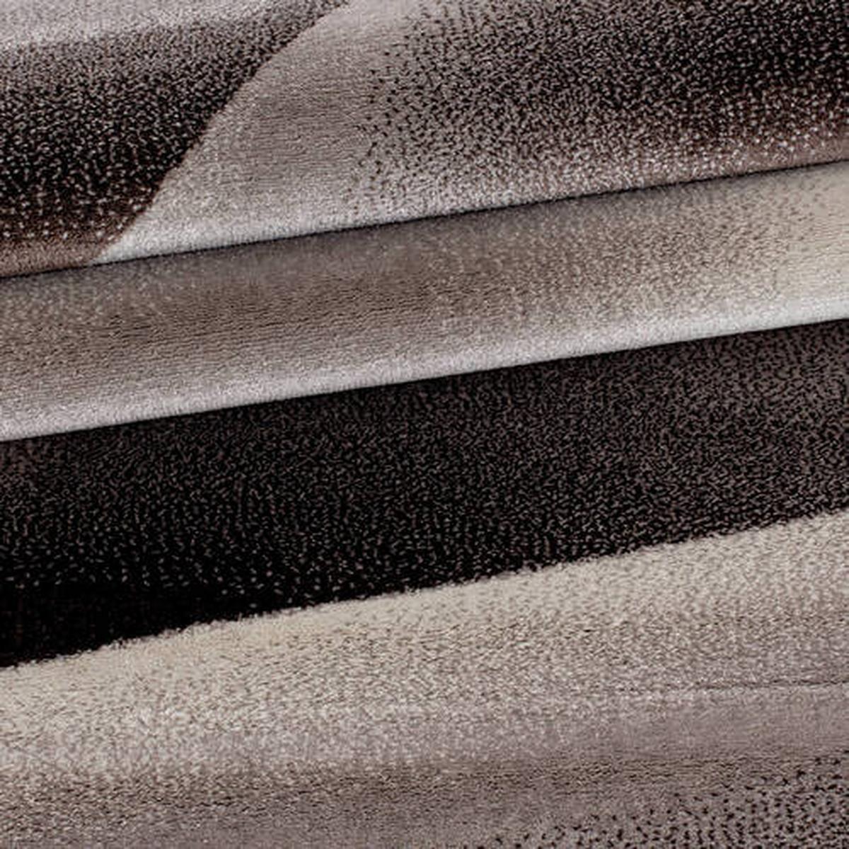 Flachwebteppich Miami - Braun, Design, Textil (240/340cm) - Novel