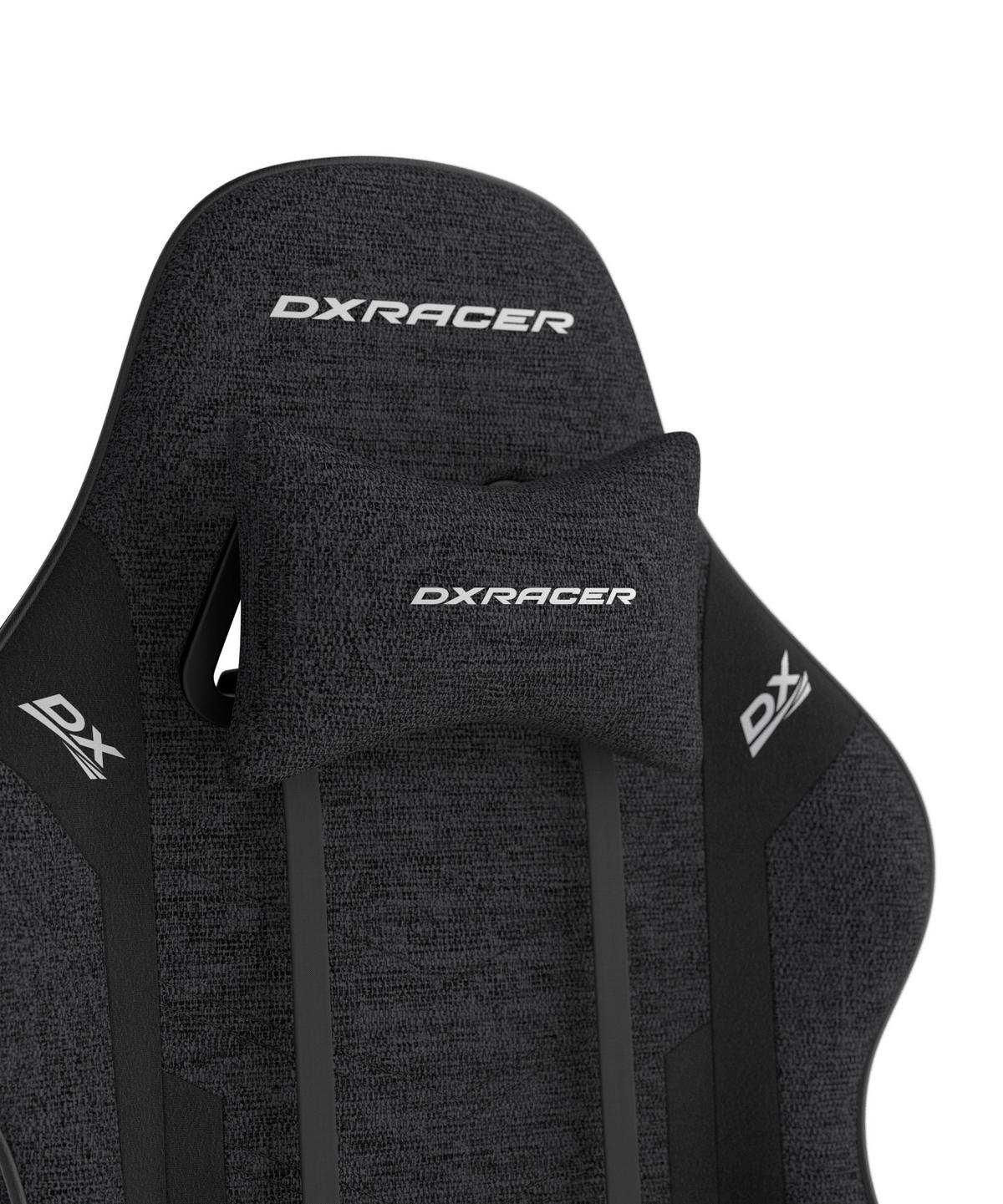Gamingstuhl Prince Schwarz B: 70cm - Schwarz/Weiß, KONVENTIONELL, Kunststoff/Textil (70/132/70cm) - Dxracer