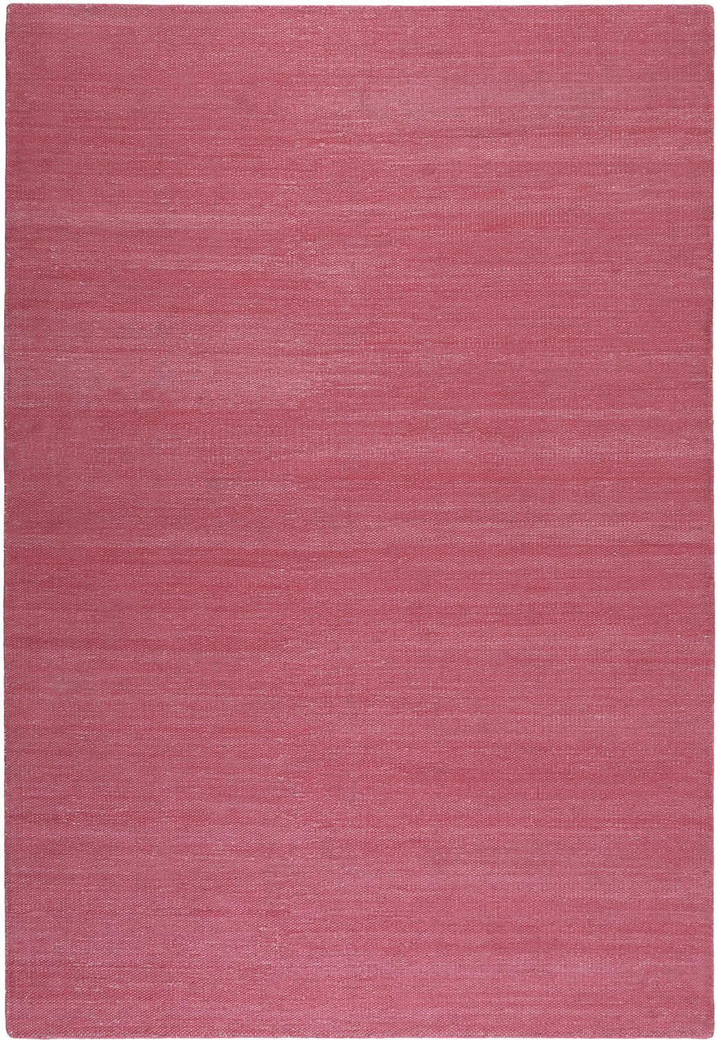 Handwebteppich Rosa Baumwolle Rainbow Kelim 160x230 cm - Dunkelrosa, KONVENTIONELL, Textil (160/230cm) - Esprit