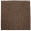 Teppichfliese Dunkelbraun Astra 50x50 cm Florhöhe 3 mm - Dunkelbraun, Basics, Textil (50/50cm)