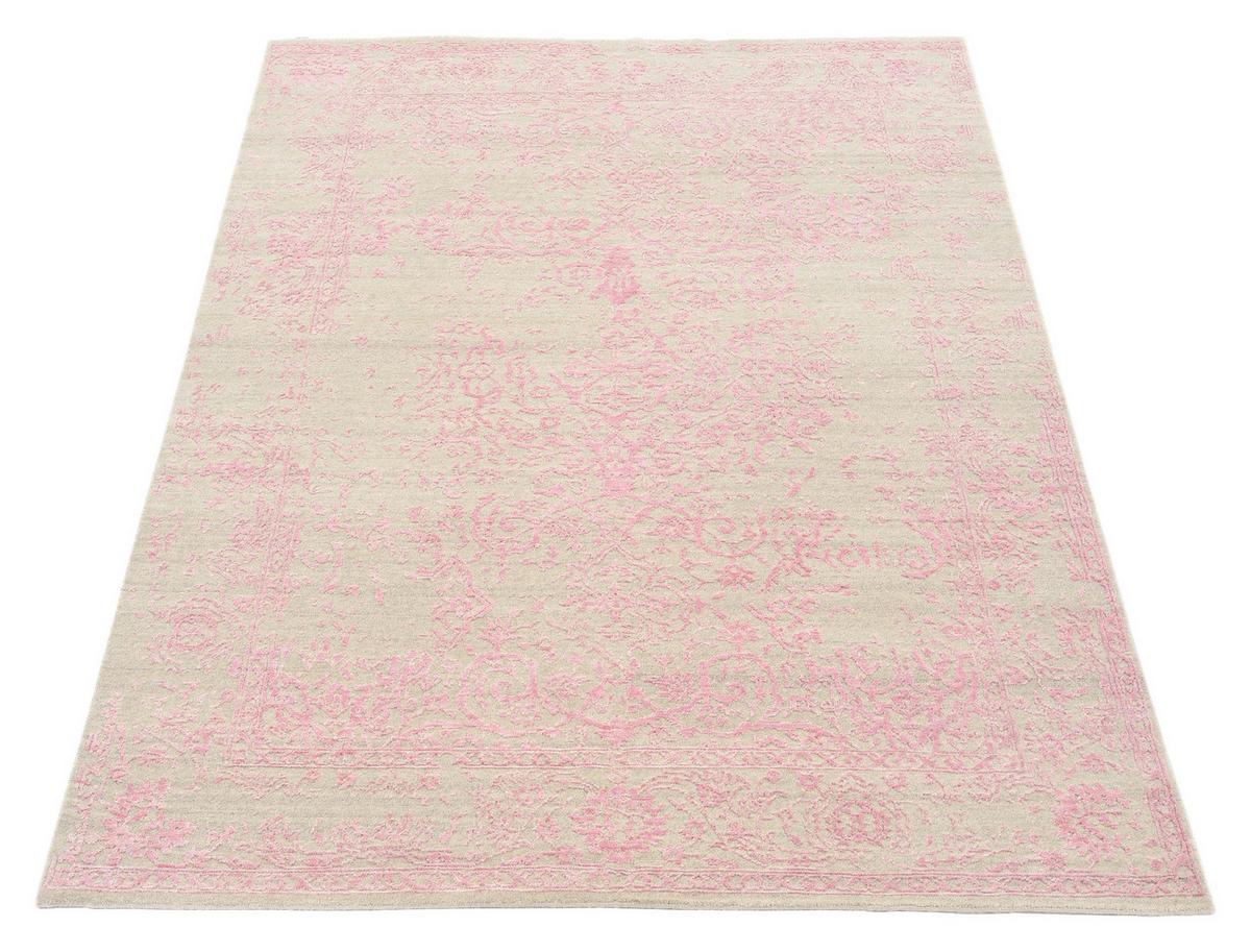 Orientalischer Webteppich Rosa /beige Soho Vintage 170x240 Cm - Beige/Rosa, Design, Textil (170/240cm) - Musterring