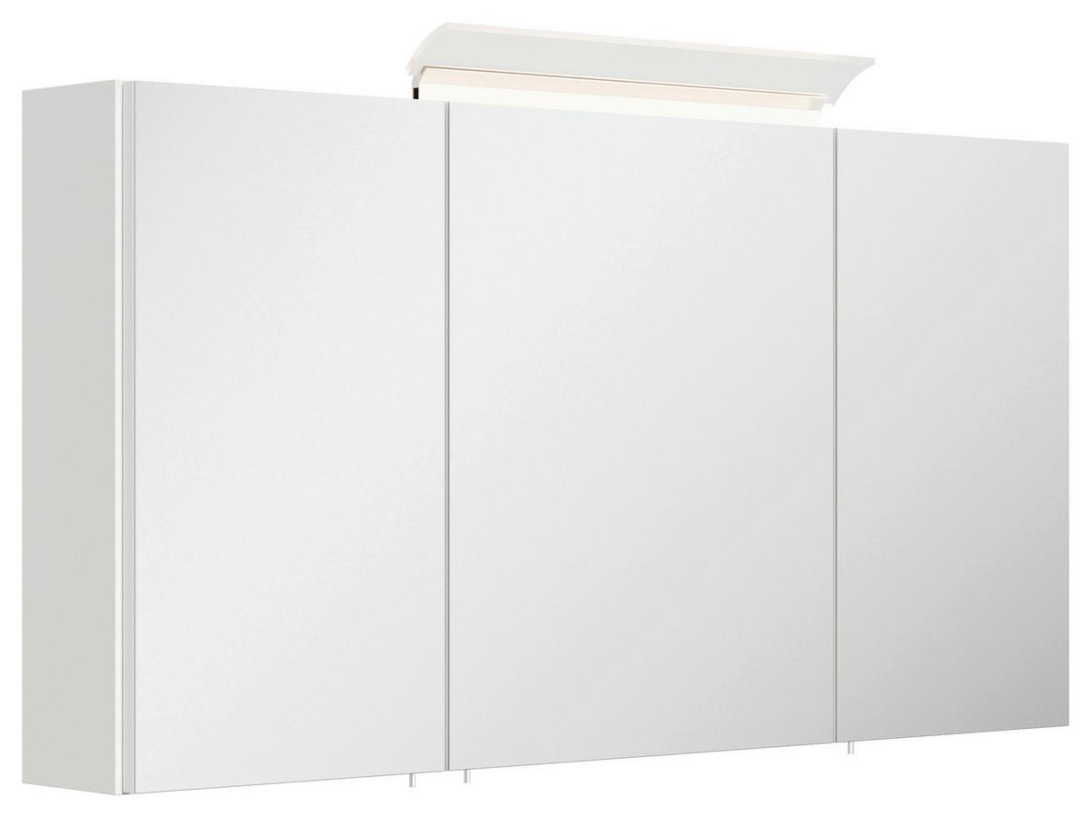 BADEZIMMER Limes, Weiß HG B: 100 cm - Weiß Hochglanz/Weiß, Basics, Keramik/Holzwerkstoff (100cm) - MID.YOU