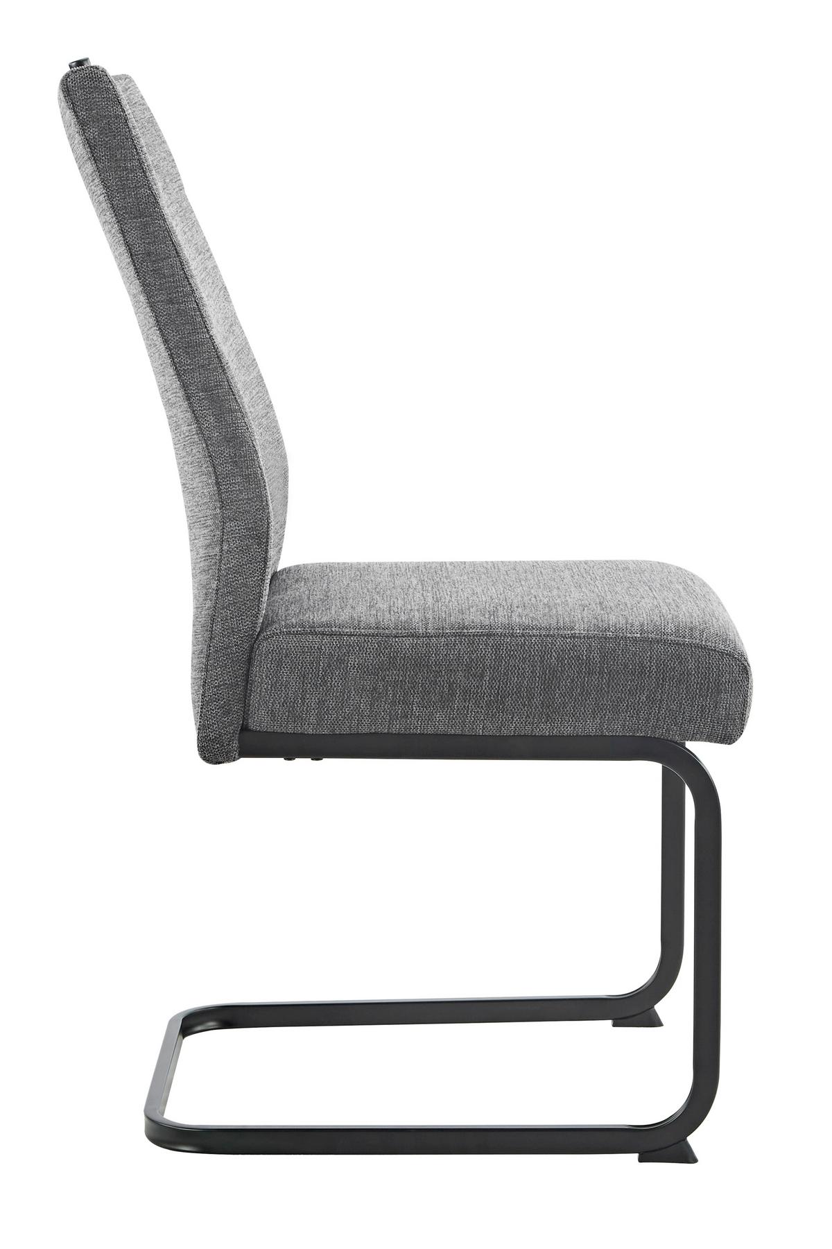 Tischgruppe Beke G - Eichefarben/Anthrazit, MODERN, Holzwerkstoff/Textil (140 - 180/76/90cm) - MID.YOU