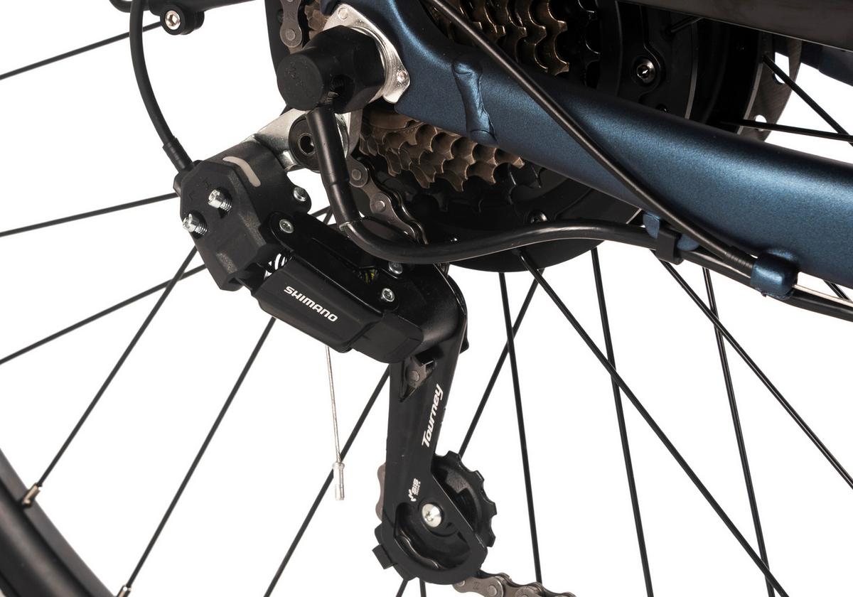 E-cityfahrrad 28 Zoll Blau - Blau, MODERN, Metall (180/70/100cm)