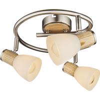 Strahler 54352-3 - Basics, Glas/Naturmaterialien (42/15,5cm) - Globo