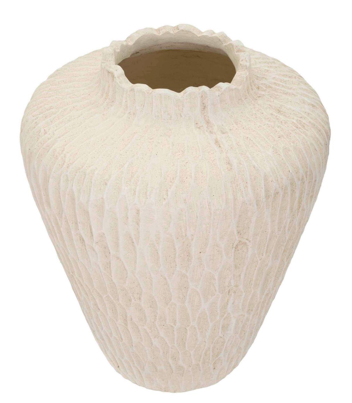 Vase Shade Pot B: 32 cm - Creme, Basics, Metall (32/40/32cm)