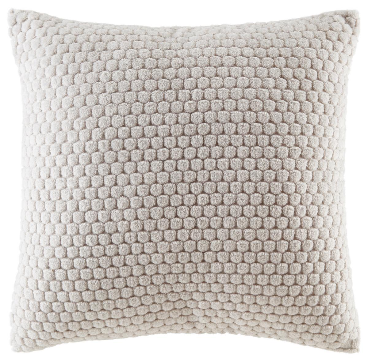 Zierkissen Belinda 45x45 Cm Polyester Silberfarben + Zipp - Silberfarben, ROMANTIK / LANDHAUS, Textil (45/45cm) - James Wood