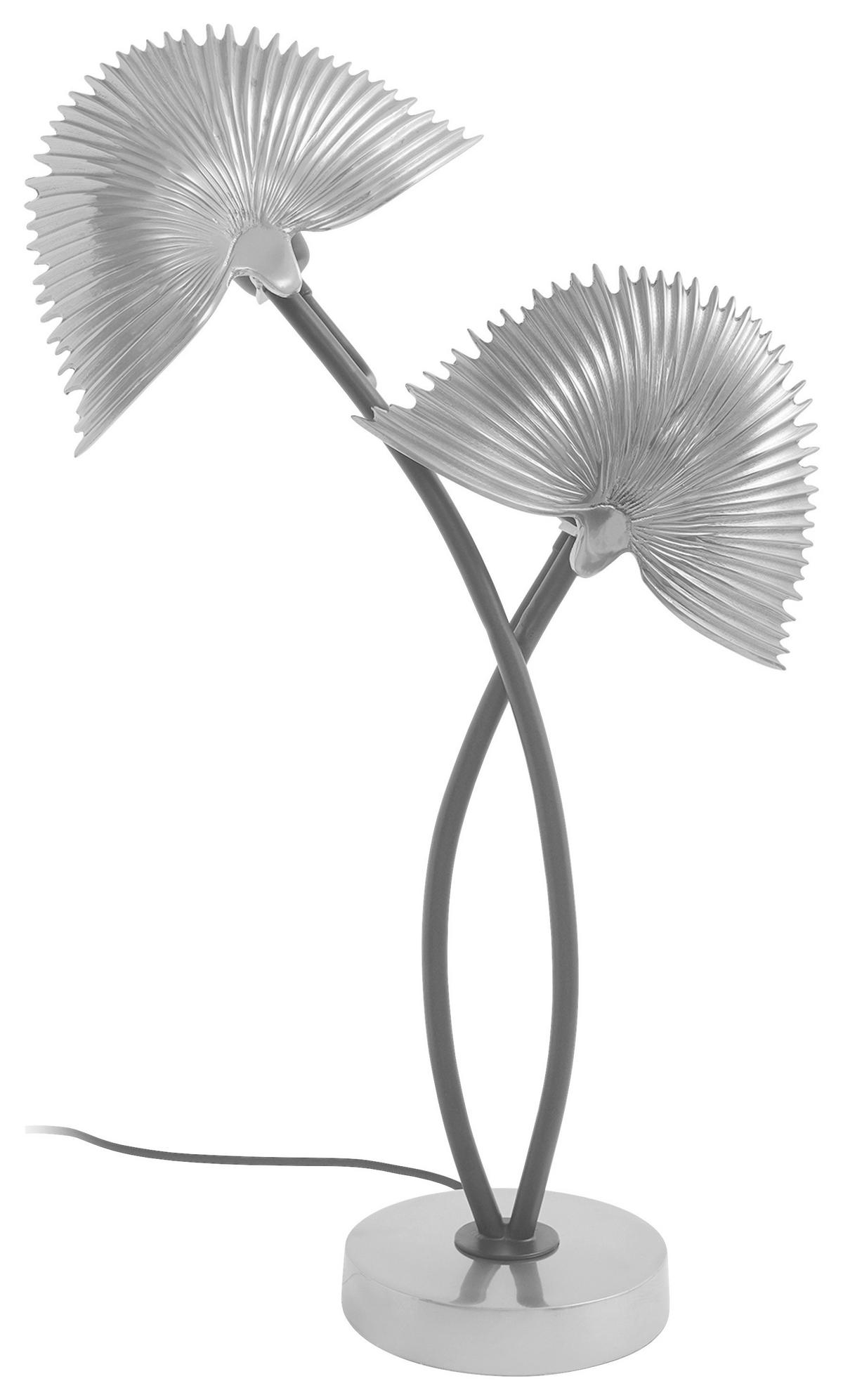 Tischleuchte Sue 100 Silberfarben B: 16 Cm - Silberfarben, Basics, Metall (38/16/60cm) - Kayoom