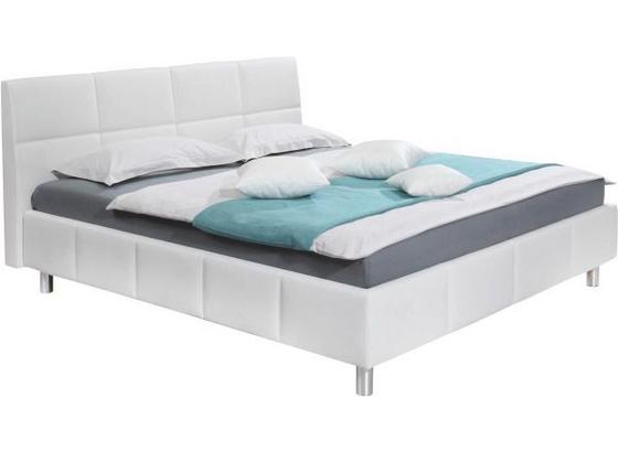 Čalouněná Postel San Diego - bílá, textil (180/200cm) Čalouněná Postel San Diego - bílá, textil (180/200cm)