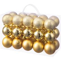 CHRISTBAUMKUGEL-SET Lola, Goldfarben, 30-teilig - Goldfarben, KONVENTIONELL, Kunststoff (6cm) - Luca Bessoni
