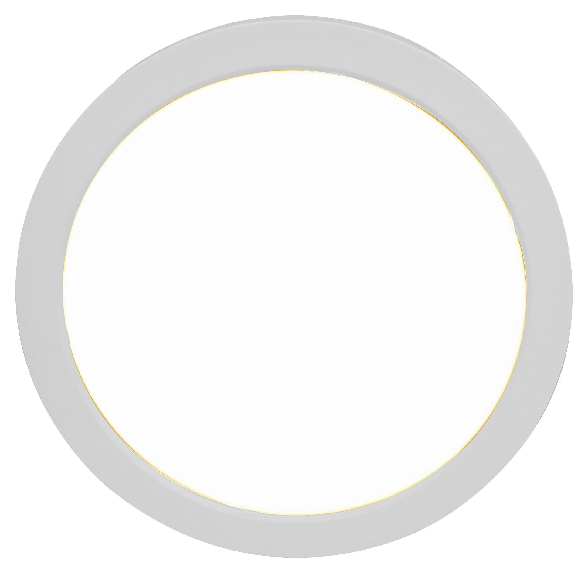 Led-deckenleuchte Cord - Weiß, Basics, Kunststoff (28/3cm) - Luca Bessoni