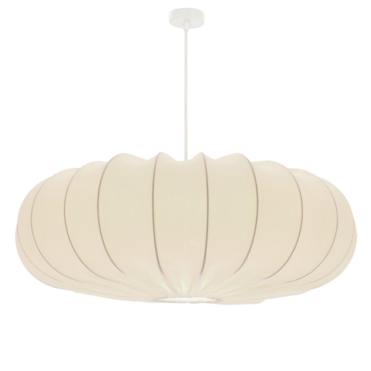 Pendelleuchte 31-39224 Caffe - Hellbraun/Weiß, KONVENTIONELL, Kunststoff/Metall (66/66/120cm)