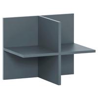 Regaleinsatz 500 Regalkreuz Fjord - Petrol, MODERN, Holzwerkstoff (47,5/38,40/32,8cm) - MID.YOU