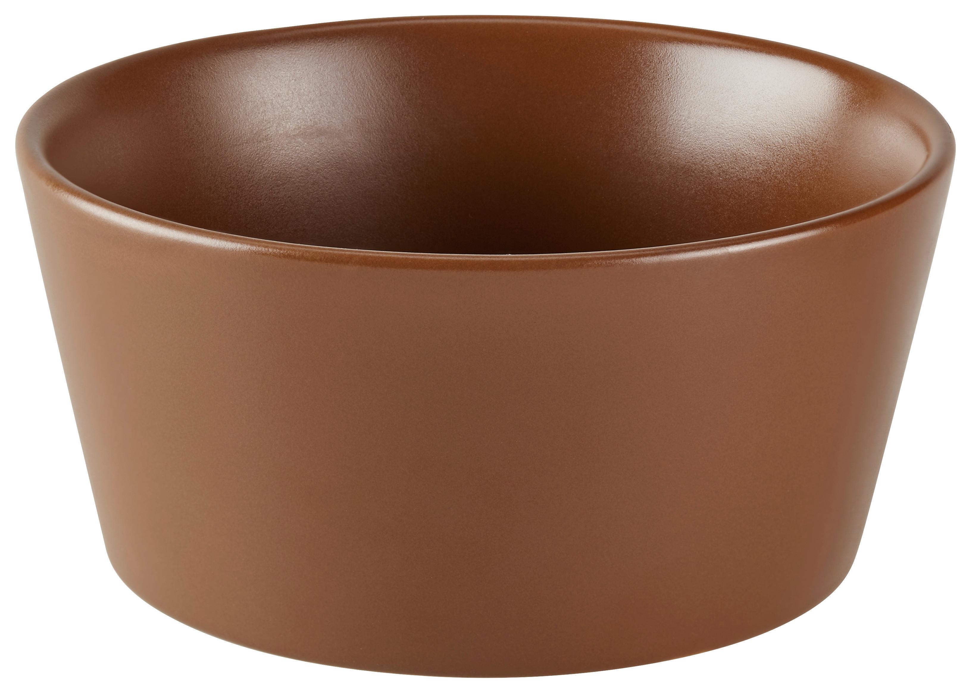 Müslischale Keramik Braun Mantenga D/H: 11,5/5,5 cm - Braun, MODERN, Keramik (11,5/5,5cm) - James Wood