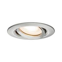 LED-Deckenleuchte Ø 9,3 cm Alufarben Rund - Zinkfarben/Alufarben, Basics, Metall (9,3cm) - Paulmann
