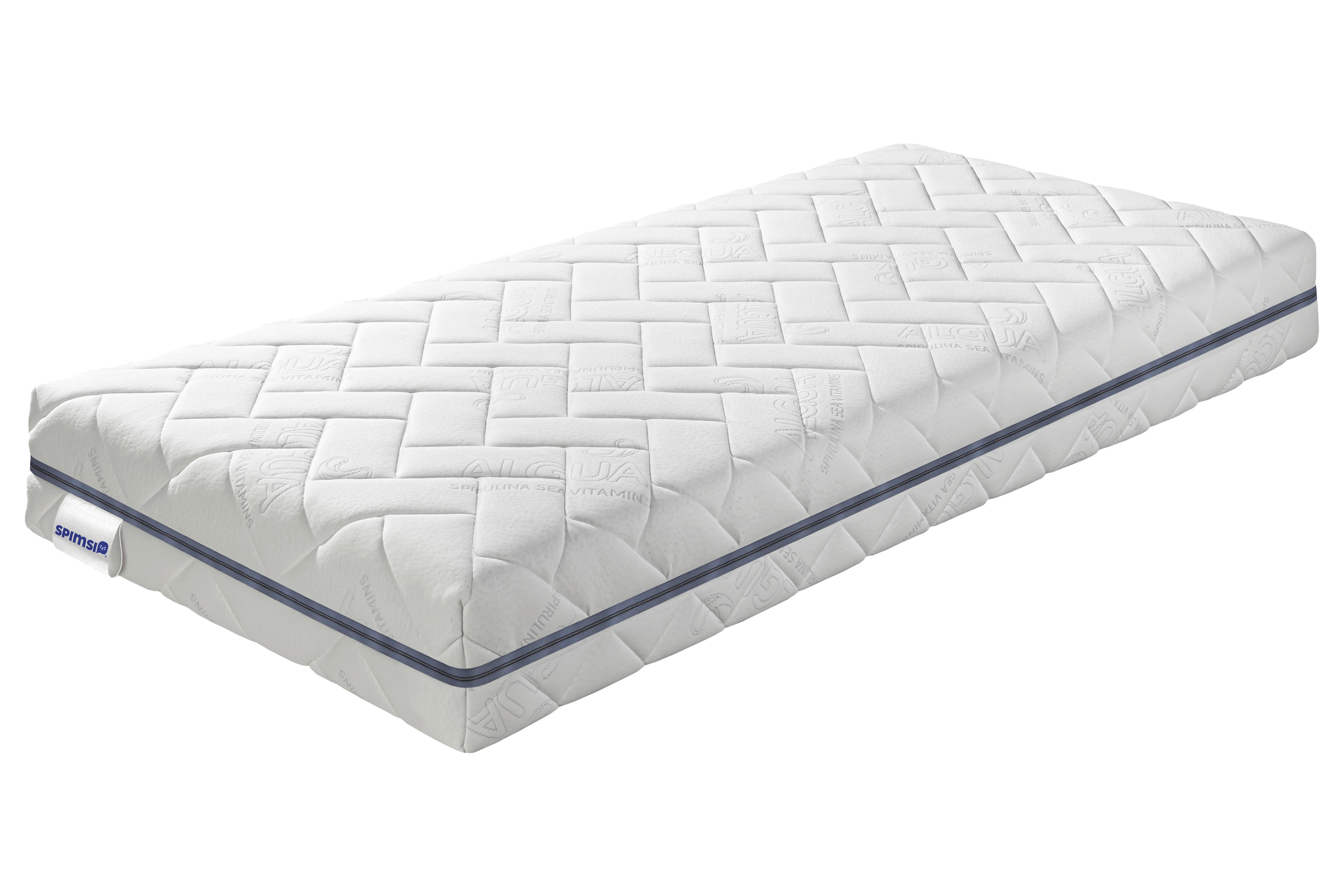 Kaltschaummatratze Natural Kokos 140x200cm H3/H5 H: 24 cm - Weiß, LIFESTYLE, Textil (140/200cm) - Spimsi