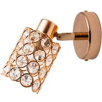 Strahler 91-70098 York - Transparent/Roségold, KONVENTIONELL, Glas/Metall (8/16cm)
