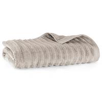 DUSCHTUCH Welle 70x140 cm Taupe - Graubraun, Basics, Textil (70/140cm)
