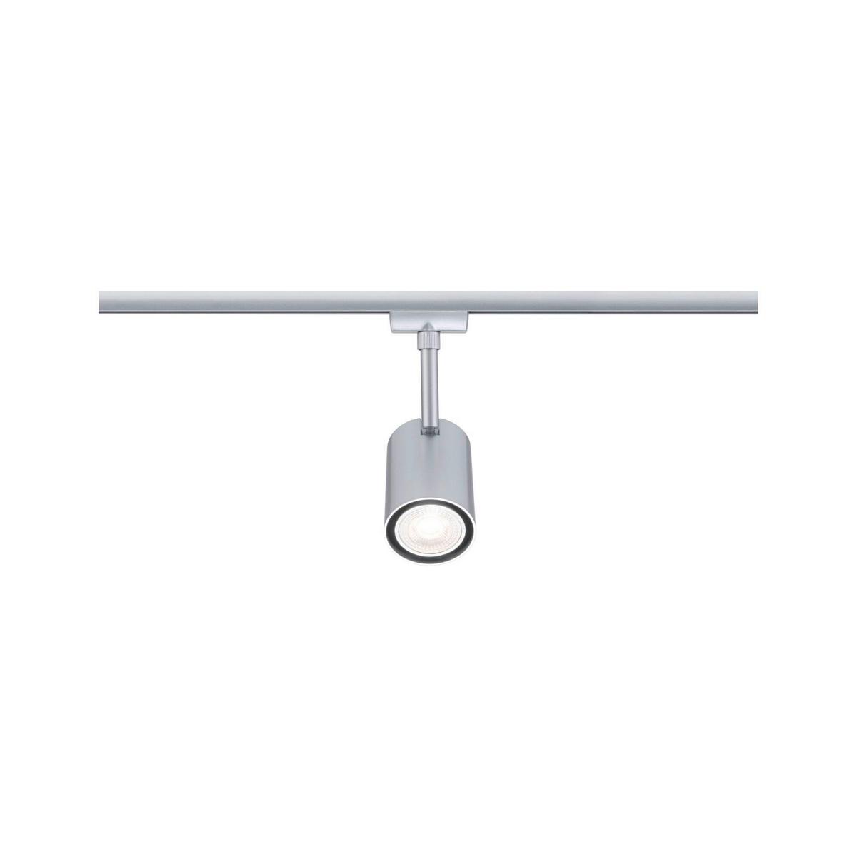 Schinensystem-Strahler 95631 URAIL LUXE - Chromfarben, Basics, Kunststoff (6,5/6,5/16,3cm) - Paulmann