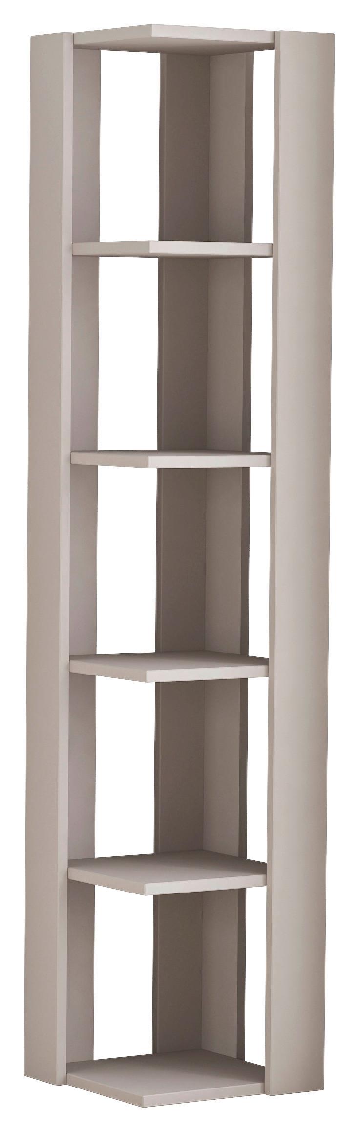 Eckregal Nati Eckregal - Beige, Design, Holzwerkstoff (34/161/34cm) - Livetastic