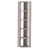 Eckregal Nati Eckregal - Beige, Design, Holzwerkstoff (34/161/34cm) - Livetastic