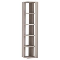Eckregal Nati Eckregal - Beige, Design, Holzwerkstoff (34/161/34cm) - Livetastic