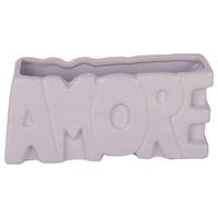 Váza AMORE - šeříková, Basics, keramika (22/11/6cm) - Mömax
