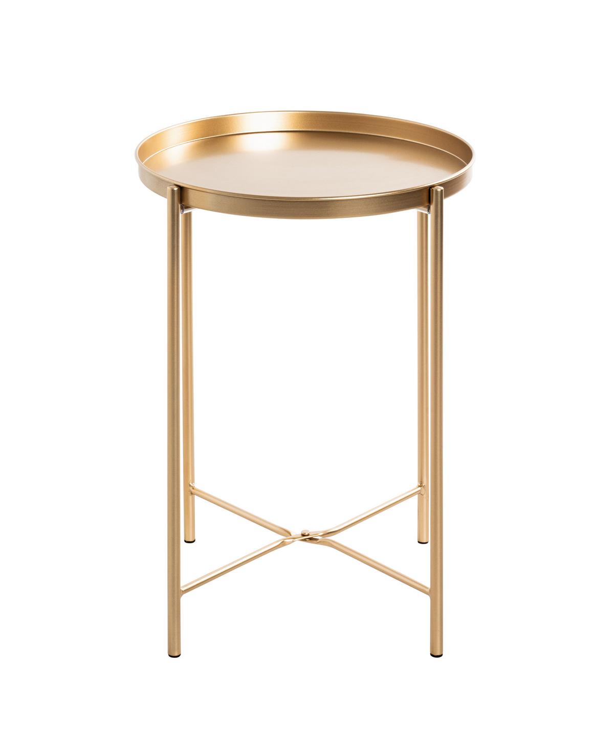 Kisasztal Gold - arany, Modern, fém (39/50cm)