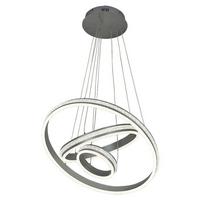 ZÁVĚSNÉ LED SVÍTIDLO AVALON - bílá/barvy hliníku, Trend, kov (60/130cm) - Rabalux