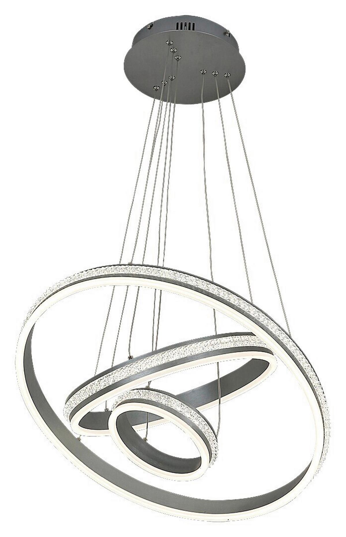 ZÁVĚSNÉ LED SVÍTIDLO AVALON - bílá/barvy hliníku, Trend, kov (60/130cm) - Rabalux