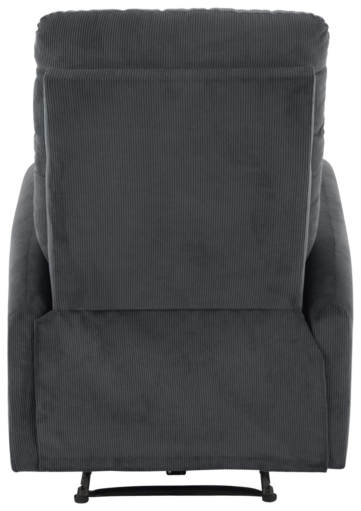 Fernsehsessel Helsinki Dunkelgrau, B: 69 Cm - Dunkelgrau, MODERN, Holz/Textil (69/101/88cm)