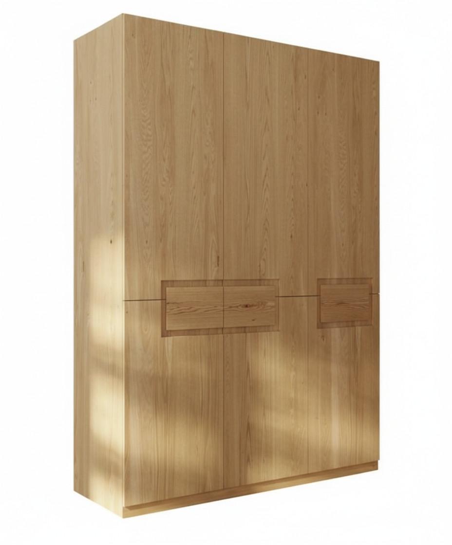 Drehtürenschrank Farina, Buchefarben B: 152 Cm