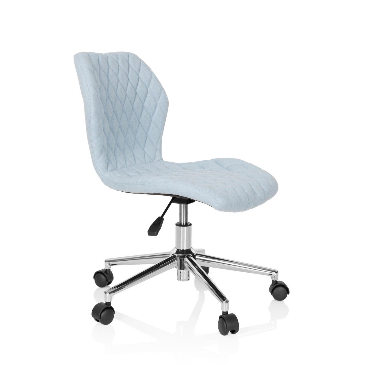 Jugenddrehstuhl Joy Ii Hellblau - Hellblau, Basics, Kunststoff/Textil (47/73-83/43cm) - MID.YOU