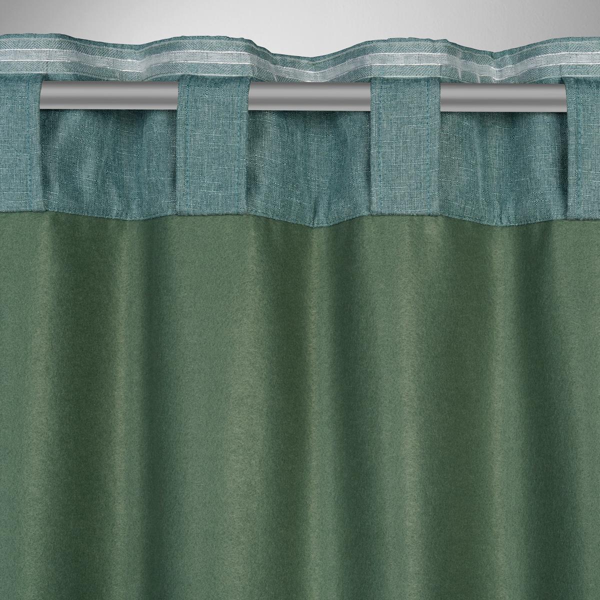 TERMOIZOLAČNÍ ZÁVĚS ANTON - zelená, textil (135/255cm) - Mömax