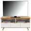 Tv Stolík Turin 1 - farby dubu/biela, Moderný, kompozitné drevo (120/55/40cm) Tv Stolík Turin 1 - farby dubu/biela, Moderný, kompozitné drevo (120/55/40cm)