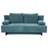 Sofa Leoni, Graublau B: 191 cm - Türkis/Graublau, KONVENTIONELL, Holz/Textil (191/92/89cm) - MID.YOU